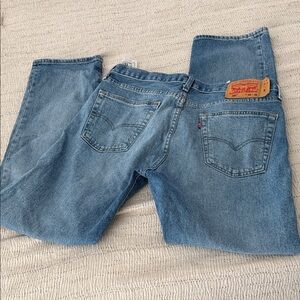 Levi's Men's Light Blue Straight Jeans